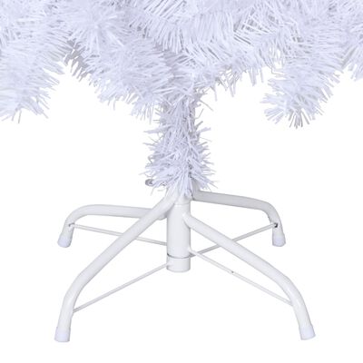 vidaXL Artificial Christmas Tree with Thick Branches White 180 cm PVC