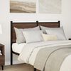 vidaXL Replace Headboard Brown Oak 120 cm Engineered Wood and Steel