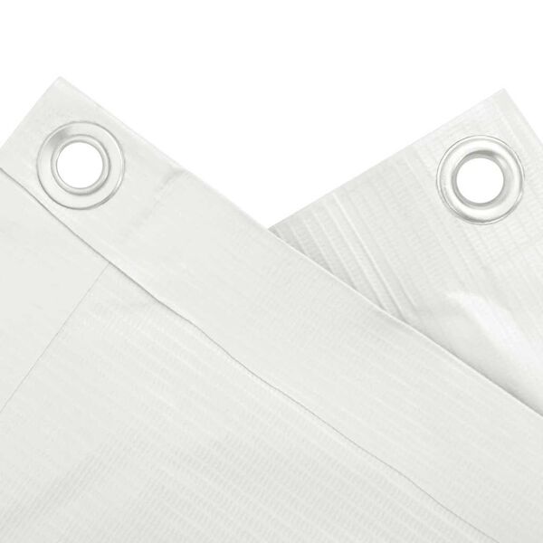 vidaXL Balcony Privacy Screen White 300x120 cm PVC