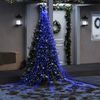 vidaXL Christmas Tree light 320 LEDs Blue 375 cm