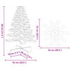 vidaXL Wooden Christmas Tree for Decoration 80 cm Solid Wood Pine