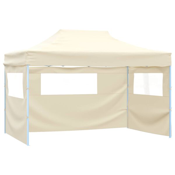 vidaXL Party Tent Folding Cream 291 x 431 x 315 cm Oxford Fabric