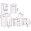 vidaXL Bathroom Sets with Drawer White Wash Finish Solid Mango Wood