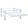 vidaXL Washing Machine Pedestal with Pull-out Shelf White