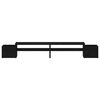 vidaXL Monitor Stand Black 100x27.5x15 cm Solid Wood Pine