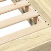 vidaXL Bed Frame without Mattress Sonoma Oak 200x200 cm