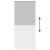 vidaXL Roller blind blackout 124.4x230 cm Fabric Width 120 cm grey