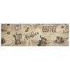 vidaXL Kitchen Rug Washable Coffee Brown 60x180 cm Velvet