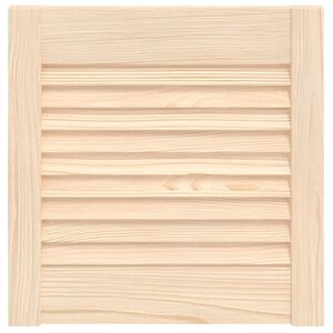 vidaXL Cabinet Door Louvred Design 39.5x39.4 cm Solid Wood Pine
