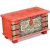 vidaXL Storage Chest Red Mango Wood 80x40x45 cm