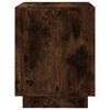 vidaXL Bedside Cabinet Smoked Oak 44x35x45 cm Engineered Wood