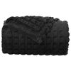 vidaXL Throw Blanket Black 240 x 220 cm Fleece