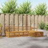 vidaXL Outdoor Sofa Set 4 pcs Natural Solid Acacia Wood