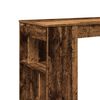 vidaXL Bar Table with Racks Old Wood 102x50x103.5 cm Engineered Wood