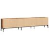 vidaXL TV Cabinet with Drawer Old Wood 200x25x44 cm Engineered Wood