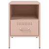vidaXL Bedside Cabinets 2 pcs Pink 36x39x50.5 cm Steel