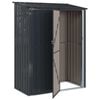 vidaXL Garden Sheds Anthracite 153.5 x 86 x 200 cm Metal