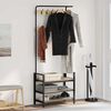 vidaXL Coat Rack Other Sonoma oak 75 x 34 x 184 cm Engineered wood