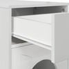 vidaXL Cat House Gloss White 72 x 42.5 x 70 cm Engineered Wood