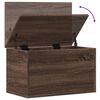 vidaXL Storage Box Brown Oak 60x35x35 cm Engineered Wood