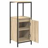 vidaXL Bathroom Cabinet with Shelves Sonoma Oak 36x35x95 cm