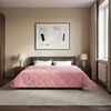 vidaXL Full Year Duvet Pink 240 x 260 cm Microfiber and Teddy fleece