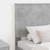 vidaXL Headboard with Headboard Concrete Grey 75 cm Engineered wood
