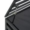 vidaXL Garden Storage Box Aluminium 150x100x100 cm Anthracite