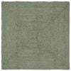 vidaXL Area Rugs Rectangular Olive Green 160 x 160 cm Jute