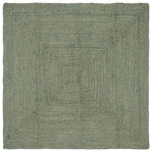 vidaXL Area Rugs Rectangular Olive Green 160 x 160 cm Jute