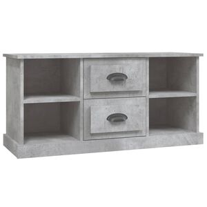 vidaXL TV Cabinet Concrete Grey 99.5x35.5x48 cm Engineered Wood
