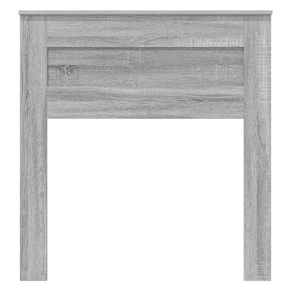 vidaXL Headboard with Headboard Grey Sonoma 75 cm Engineered wood
