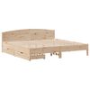 vidaXL Bed Frame without Mattress 180x200 cm Super King Solid Wood Pine