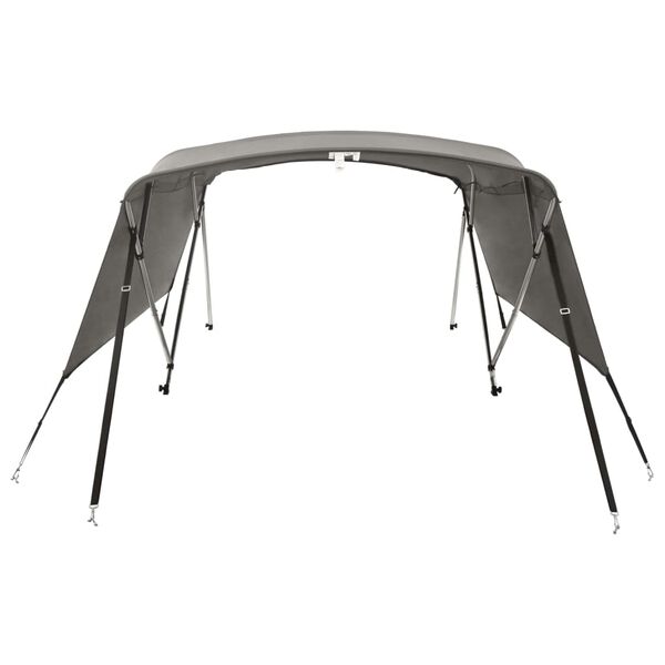 vidaXL 4-bow Bimini Top with Sidewalls 243x(200-213)x137 cm