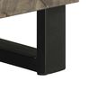 vidaXL TV Cabinet Black 80x33x46 cm Solid Wood Mango