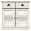 vidaXL Highboard VIGO White 78x40x175 cm Solid Wood Pine