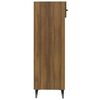 vidaXL Shoe Cabinet Brown Oak 30x35x105 cm Engineered Wood