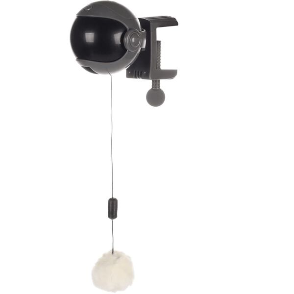 FLAMINGO Cat Toy Electronic Interactive Yoyo Grey