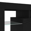 vidaXL TV Cabinet 2 pcs Black Oak 260 x 37 x 40 cm Engineered Wood