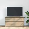 vidaXL TV Cabinet Sonoma Oak 100x35x54 cm Engineered Wood