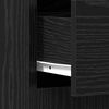 vidaXL Bathroom Cabinet Black Oak 60 x 33 x 80 cm Engineered Wood