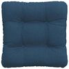 vidaXL Seat Cushions 4 pcs Blue 40 x 40 x 12 cm Fabric