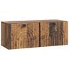 vidaXL Wall-Mounted TV Cabinet Wall-mounted Old Wood 78.5 x 31 x 30 cm