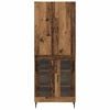 vidaXL Highboard Old wood 69.5 x 34 x 180 cm Engineered wood