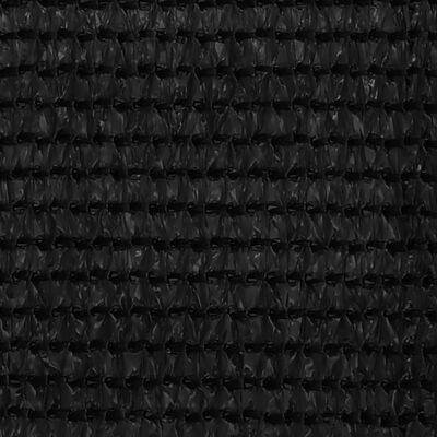vidaXL Balcony Screen Black 75x300 cm HDPE