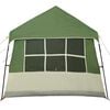 vidaXL Family Tent with Roof Green and Beige 622 x 295 x 238 cm