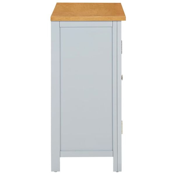 vidaXL Cupboard 70x35x75 cm Solid Oak Wood