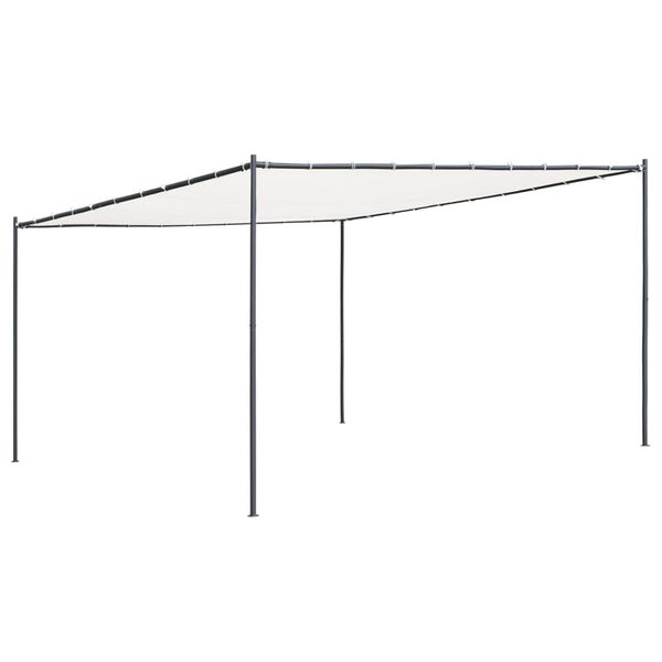 vidaXL Gazebo with Roof 4x4 m White 180 g/m²