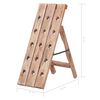 vidaXL Wine Rack for 15 Bottles 26x50x70 cm Solid Mahogany Wood