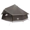 vidaXL Tipi Tent Brown Grey 600 x 600 x 350 cm Polyester and Steel